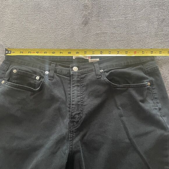 LEVI'S 550 Relaxed Boot Cut Jeans Women's Plus 20 M Black 5 Pocket Design EUC - Picture 4 of 12